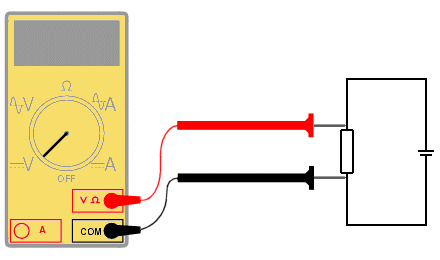 طریق تست ولتاژ با آوومتر