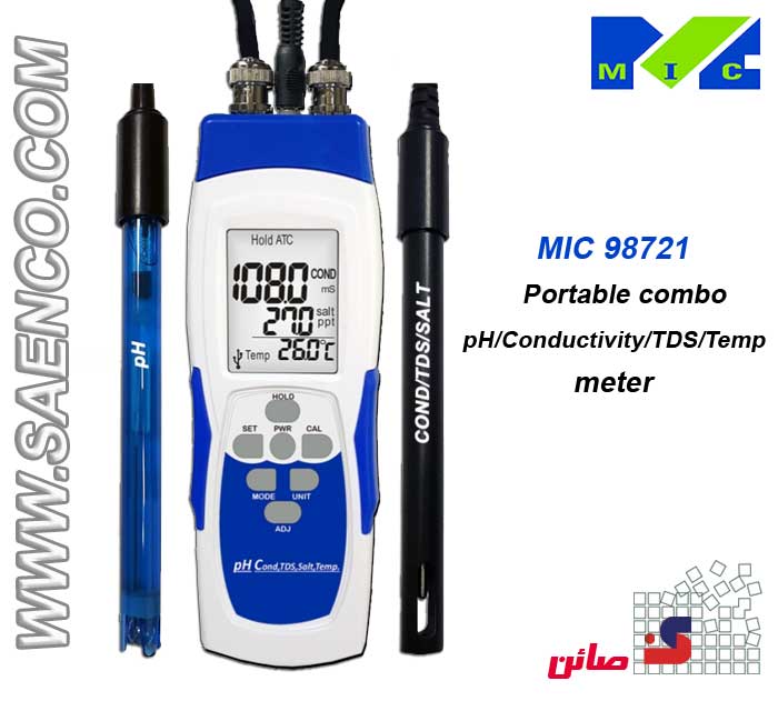 مولتی متر شیمیایی پرتابل آب mic-98721